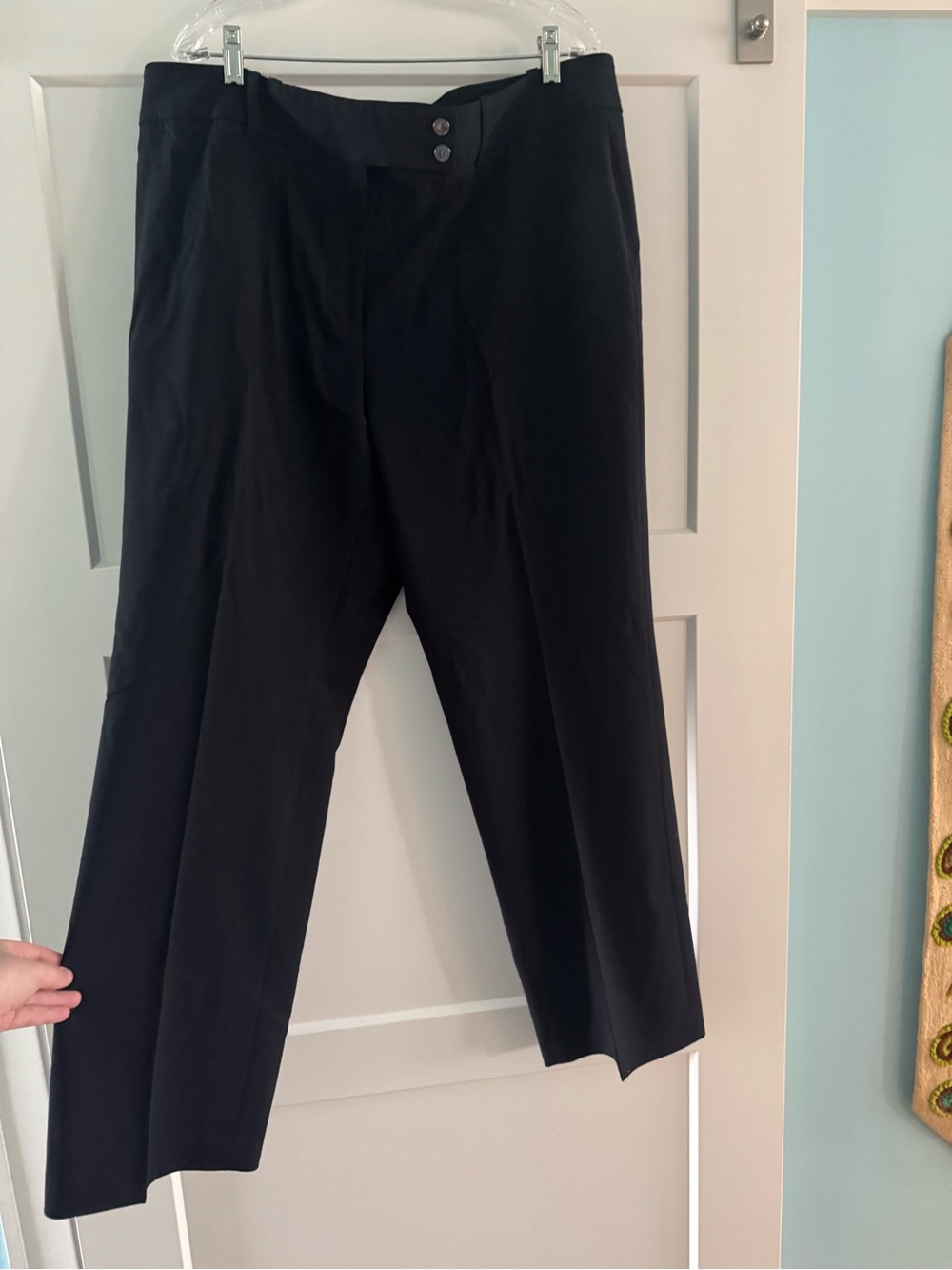 Calvin Klein Black Straight Leg Trousers